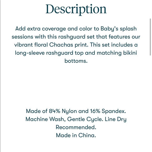 Roller Rabbit Rash Guard Set - Picture 11 of 11